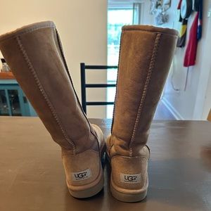 Tall tan boots